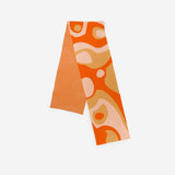 Verloop Scarf- MARBLE BIG KNIT SCARF- Camel, Poppy