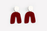 Ecoresin Earrings - Fluid Curve