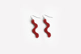 Ecoresin Squiggle Earrings Short