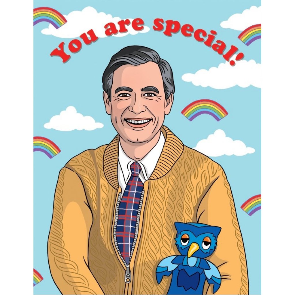 Mr Rogers you are special card