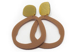 Ecoresin Earrings - Fluid Drop Large