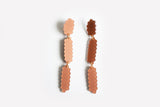 Ecoresin Scallop Earrings - Line Drop