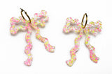 Ecoresin Bow Earrings - Large