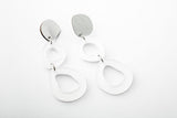 Ecoresin Earrings - Fluid Double Drop