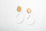 Ecoresin Earrings - Fluid Drop