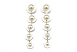 Ecoresin Pearl Long Drop Earrings