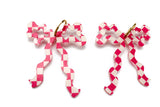Ecoresin Bow Earrings - Large