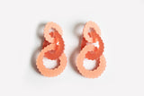 Ecoresin Scallop Earrings - Triple Link