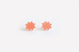 Ecoresin Scallop Earrings - Small Stud