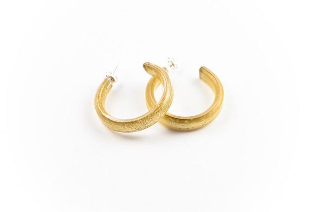 Ecoresin Hoop Earrings - Small