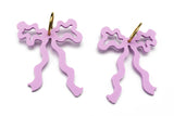 Ecoresin Bow Earrings - Large