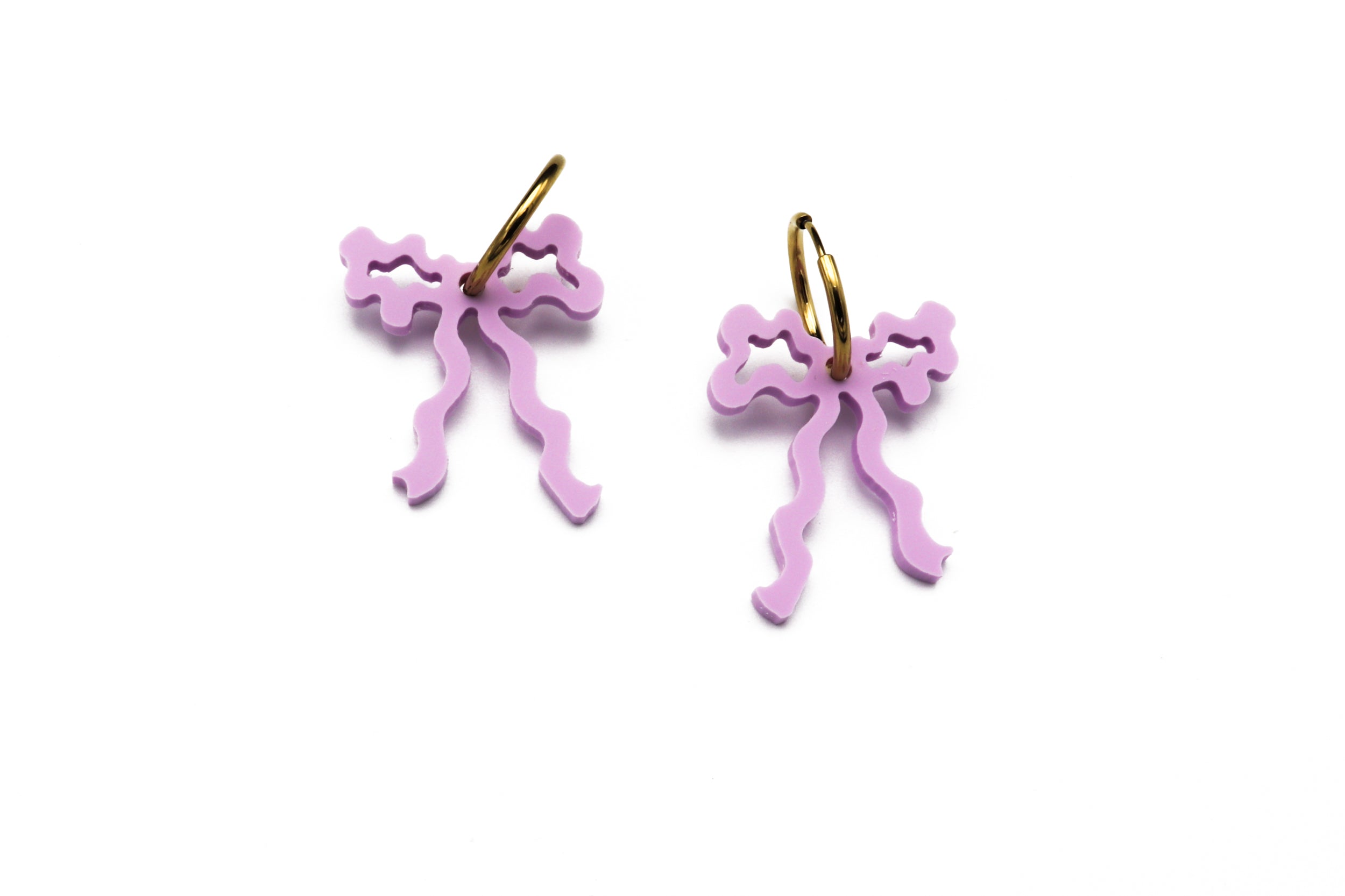 Ecoresin Bow Earrings - Small