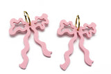 Ecoresin Bow Earrings - Large