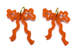 Ecoresin Bow Earrings - Large
