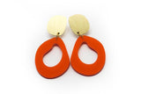 Ecoresin Earrings - Fluid Drop