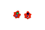 Ecoresin Gem Medium Blob Earrings