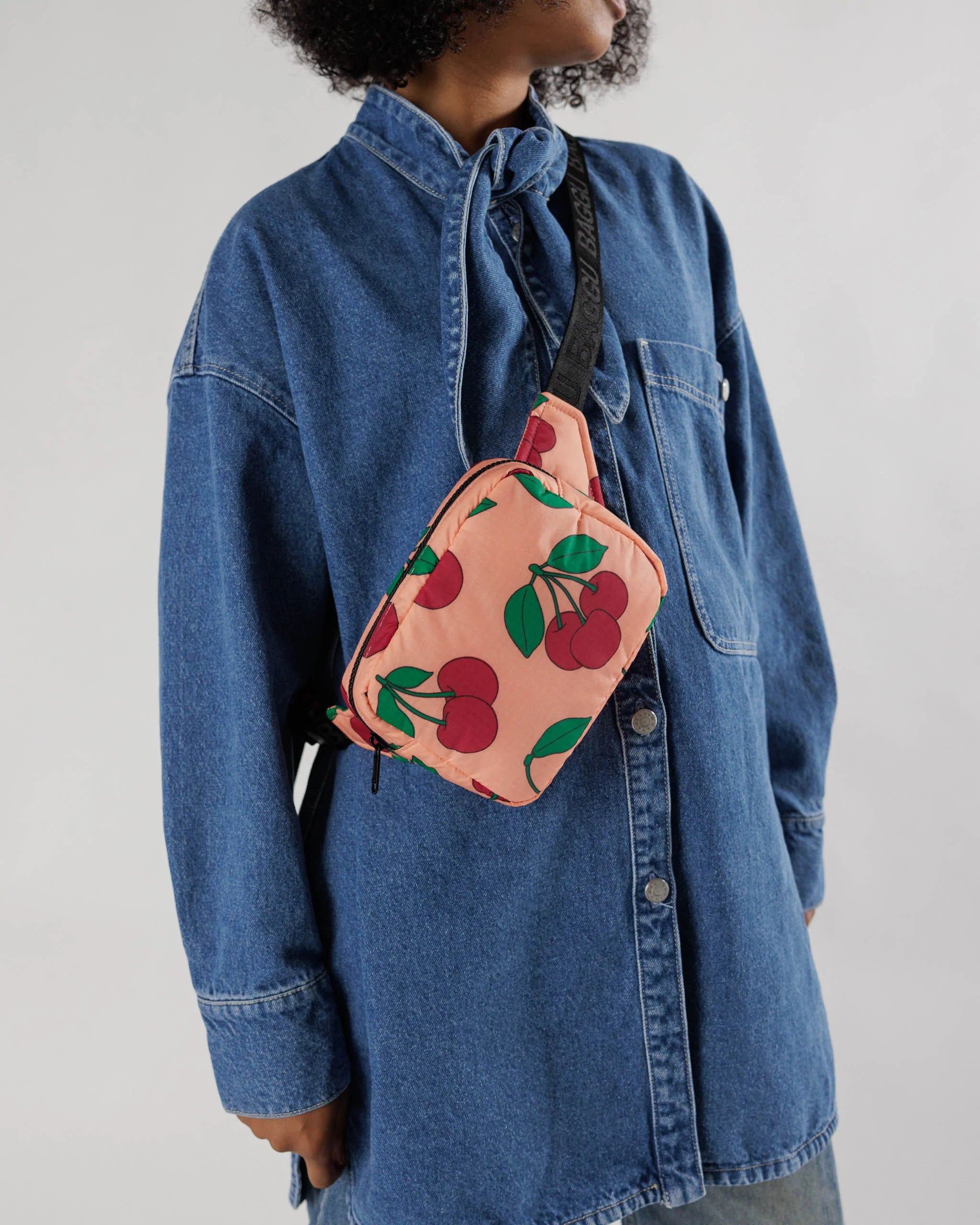 Sherbet Cherry Puffy Fanny Pack