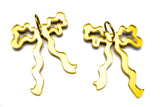 Ecoresin Bow Earrings - Large
