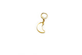 Charm Dangle Earring - Moon