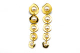 Ecoresin Pearl Long Drop Earrings