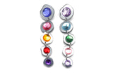 Ecoresin Gem Long Drop Earrings