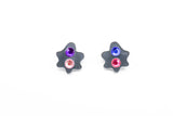 Ecoresin Gem Medium Blob Earrings
