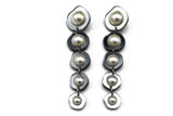 Ecoresin Pearl Long Drop Earrings