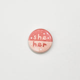 Pronoun pin