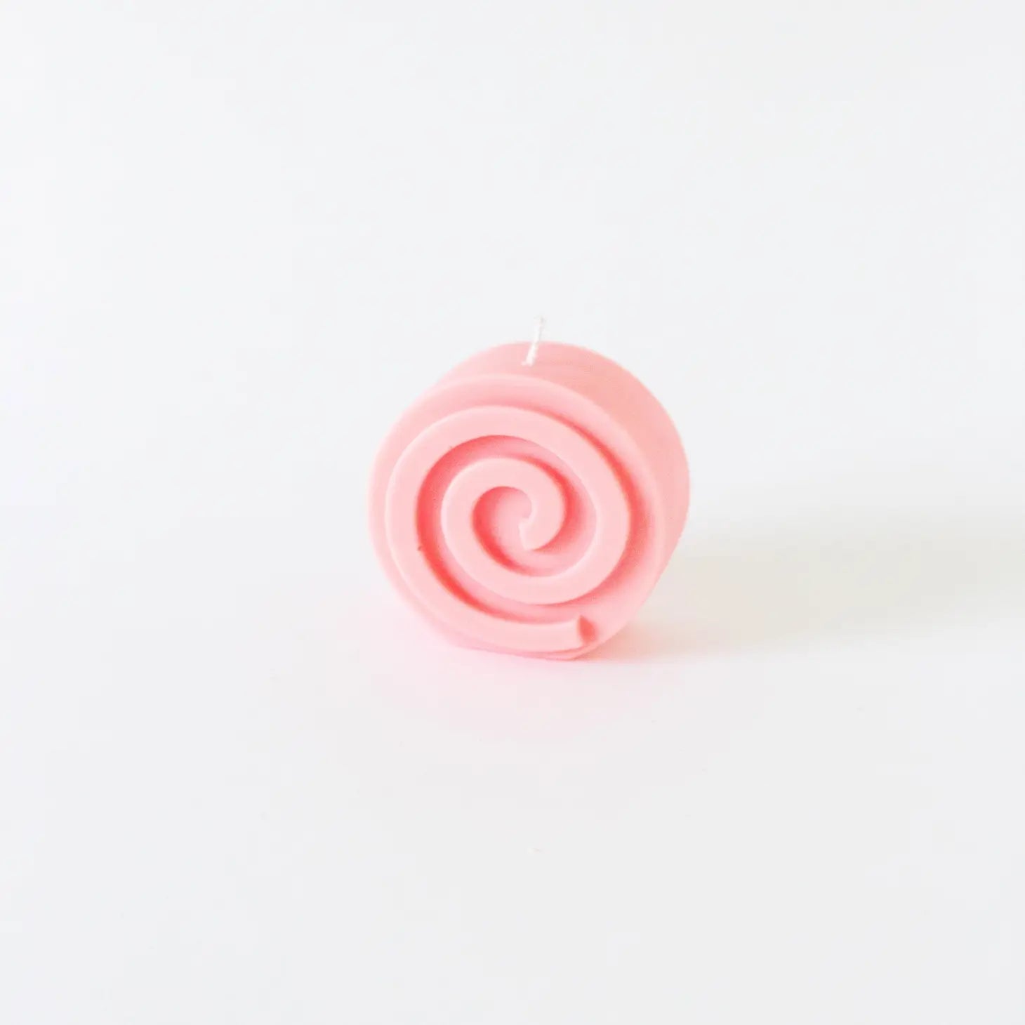 Spiral Candle- Pink