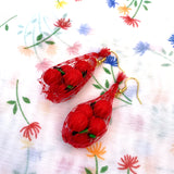 Apple Mesh Bag Earrings