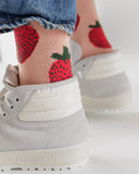 Crew Sock- Strawberry