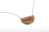 Ecoresin Necklace - Half Circle