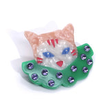 Centinelle Cat Clown Hair Barette