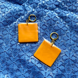 Cheese Slice Earrings