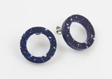 Corian Open Circle Earrings