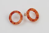 Corian Open Circle Earrings