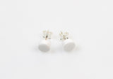 Corian Small Stud Circle Earrings