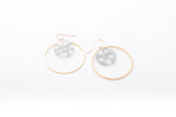 Ecoresin Earrings - Double Circle