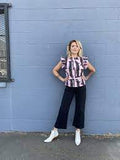 Ruffle Top - Pink Long Cat