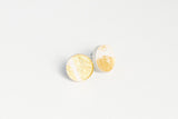 Ecoresin Stud Earrings - Circle