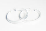 Ecoresin Hoop Earrings Large
