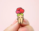 Flower Child Enamel Pin