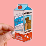 ACAB Milk Carton Sticker