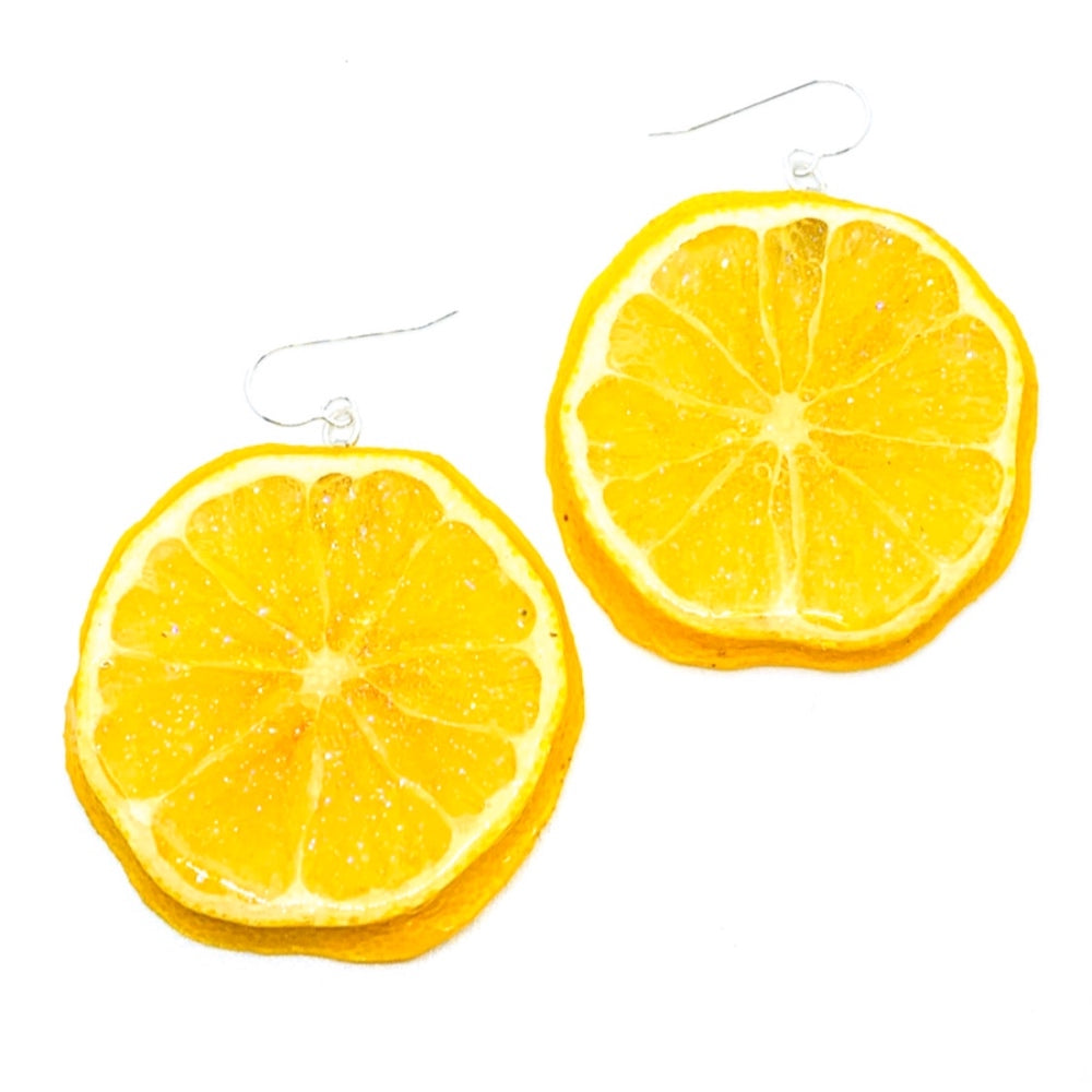 Real Lemon Earrings