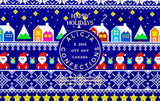 Alicja Confections  •Happy Holidays Postcard Chocolate Bar (Candy Cane Milk Chocolate)
