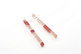 Ecoresin Earrings - Skinny