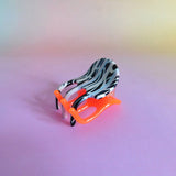 Chunks Jester Mini Claw Neon Orange Stripe