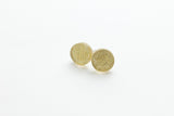 Ecoresin Stud Earrings - Circle