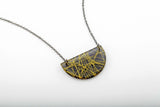 Ecoresin Necklace - Half Circle