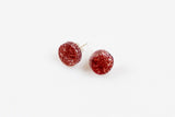 Ecoresin Stud Earrings - Circle